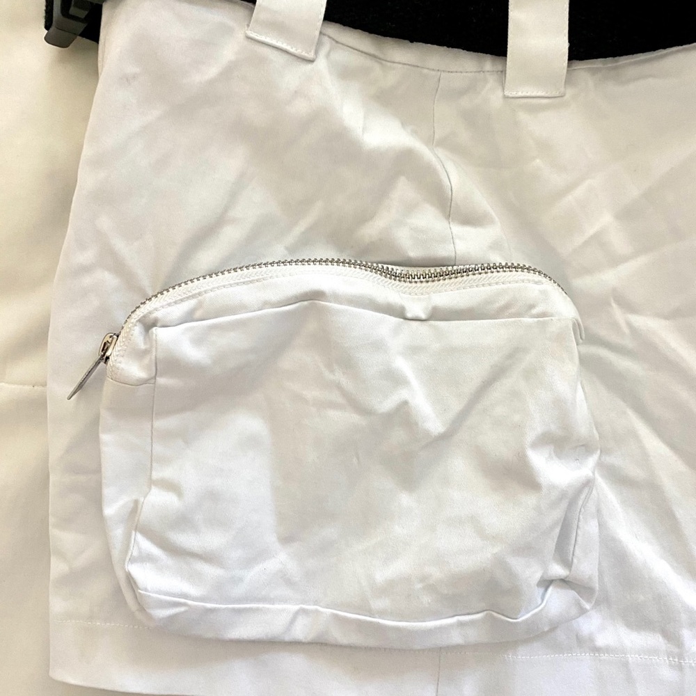 I.AM.GIA Edam Belted Utility Short - White - Picture 7 of 12